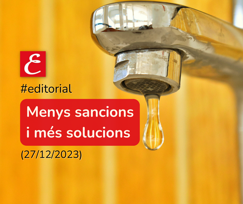 Menys sancions i més solucions (27/12/2023).