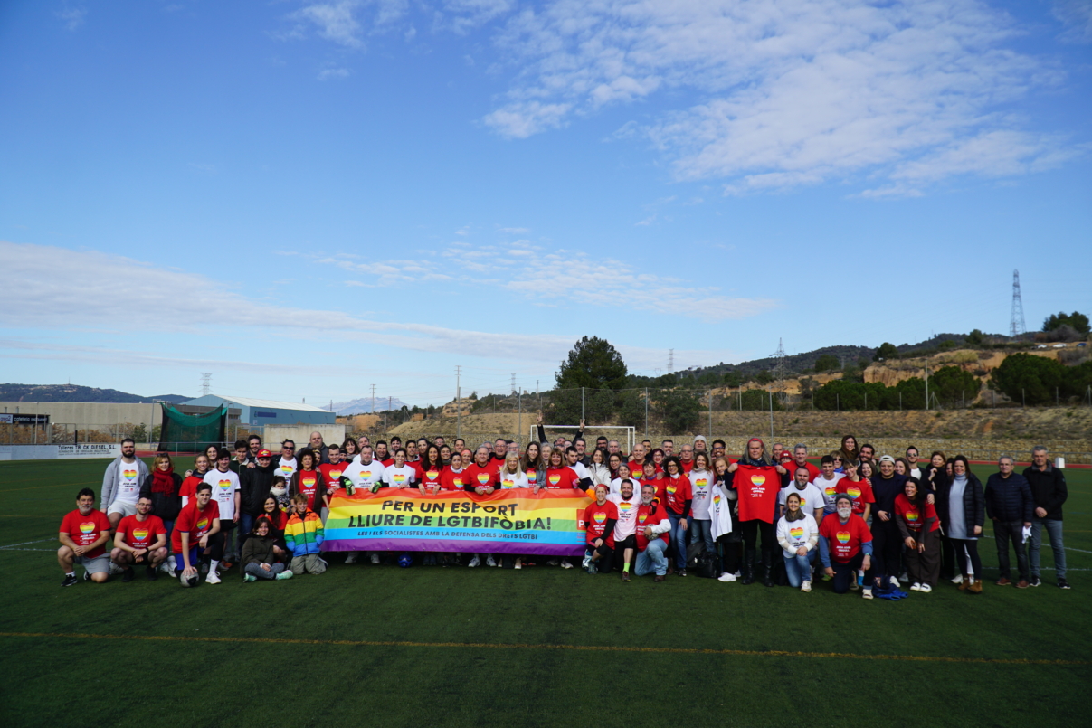 Partit de futbol a Sant Feliu contra la LGTBIfòbia a l'Esport