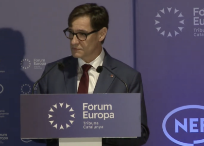 Salvador Illa al Fórum Europa. Tribuna Catalunya de Nueva Economía Forum