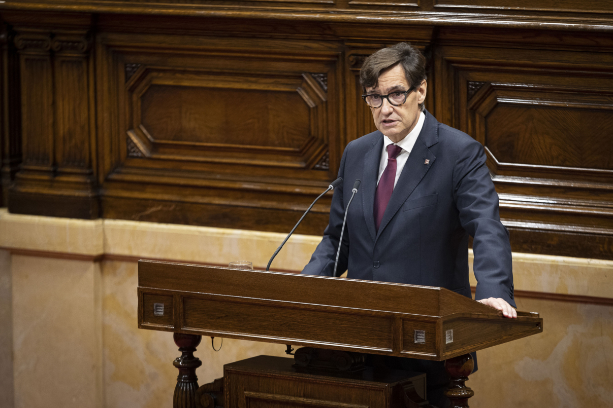 Sessió d'investidura de Salvador Illa al Parlament de Catalunya. 08.08.2024, Barcelona foto: Jordi Play/PSC